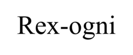 REX-OGNI trademark