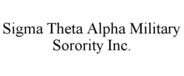 SIGMA THETA ALPHA MILITARY SORORITY INC. trademark