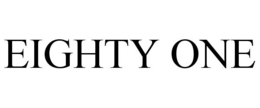 EIGHTY ONE trademark