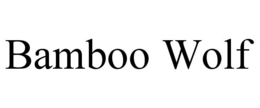 BAMBOO WOLF trademark