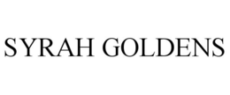 SYRAH GOLDENS trademark