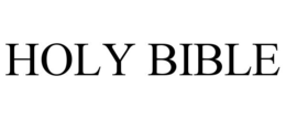 HOLY BIBLE trademark
