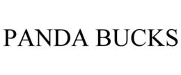 PANDA BUCKS trademark