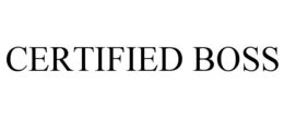 CERTIFIED BOSS trademark