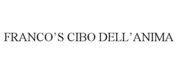 FRANCO'S CIBO DELL'ANIMA trademark