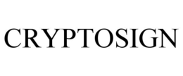 CRYPTOSIGN trademark