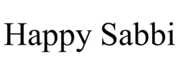 HAPPY SABBI trademark