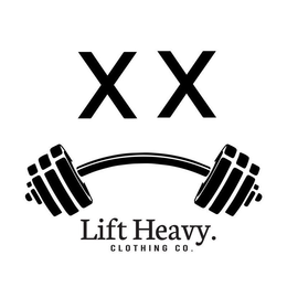 X X LIFT HEAVY. CLOTHING CO. trademark