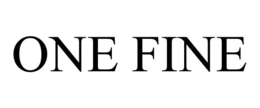 ONE FINE trademark