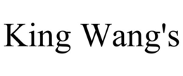 KING WANG'S trademark