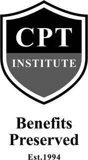 CPT INSTITUTE BENEFITS PRESERVED EST. 1994 trademark