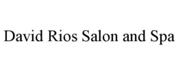 DAVID RIOS SALON AND SPA trademark