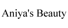 ANIYA'S BEAUTY trademark