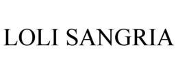 LOLI SANGRIA trademark