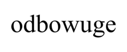 ODBOWUGE trademark