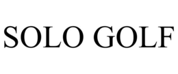 SOLO GOLF trademark
