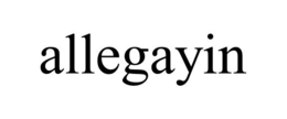 ALLEGAYIN trademark