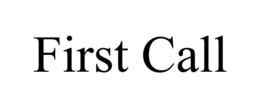 FIRST CALL trademark