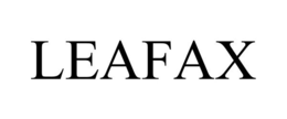 LEAFAX trademark