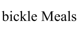BICKLE MEALS trademark