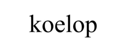 KOELOP trademark