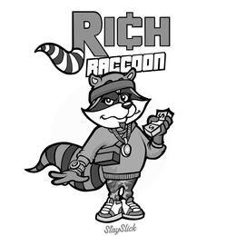 RICH RACCOON STAY SLICK trademark