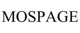MOSPAGE trademark