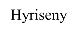 HYRISENY trademark