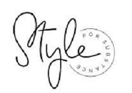 STYLE FOR SUBSTANCE trademark