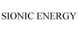 SIONIC ENERGY trademark