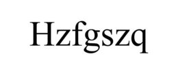 HZFGSZQ trademark