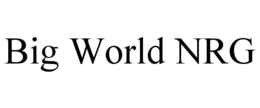 BIG WORLD NRG trademark