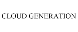 CLOUD GENERATION trademark