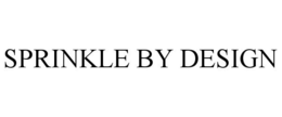 SPRINKLE BY DESIGN trademark