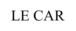 LE CAR trademark