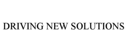DRIVING NEW SOLUTIONS trademark