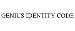 GENIUS IDENTITY CODE trademark