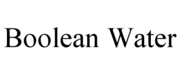 BOOLEAN WATER trademark