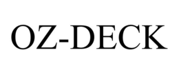 OZ-DECK trademark