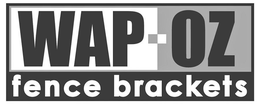 WAP-OZ FENCE BRACKETS trademark