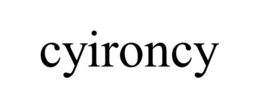 CYIRONCY trademark