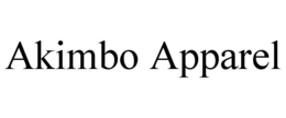 AKIMBO APPAREL trademark