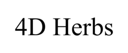 4D HERBS trademark
