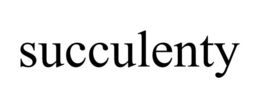 SUCCULENTY trademark