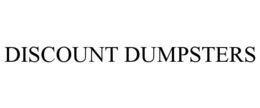DISCOUNT DUMPSTERS trademark