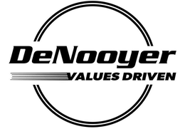 DENOOYER VALUES DRIVEN trademark