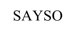 SAYSO trademark