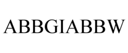 ABBGIABBW trademark