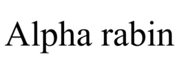 ALPHA RABIN trademark