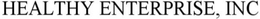HEALTHY ENTERPRISE, INC trademark